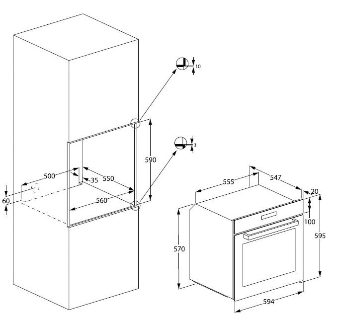 Lò nướng âm tủ Beko BBIS13300XMSE