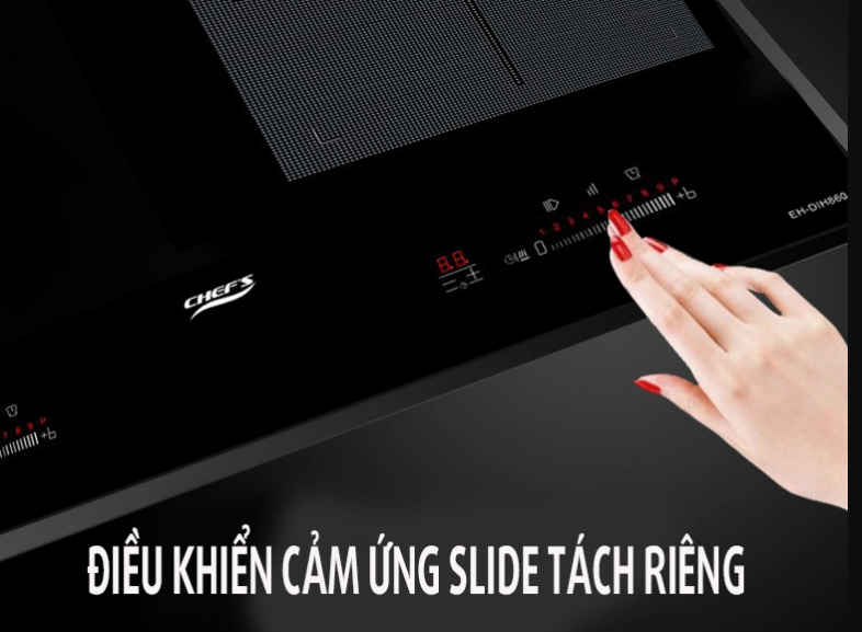 Bếp từ đôi Chefs EH-DIH860