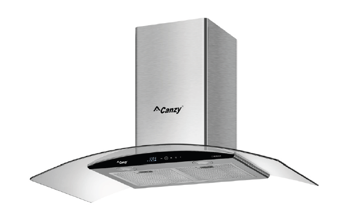 Máy hút khói, hút mùi kính cong Canzy CZ MLH870