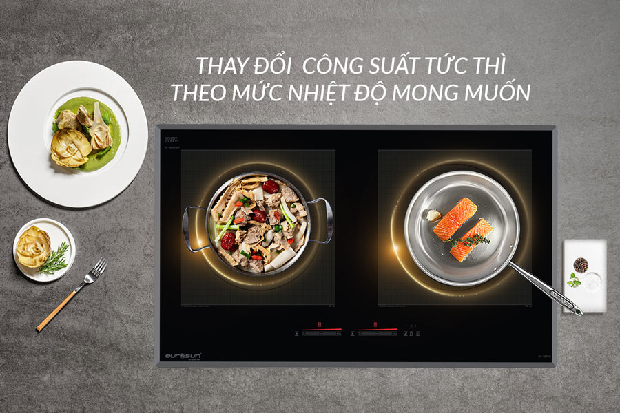 Bếp từ đôi Eurosun EU-T875G