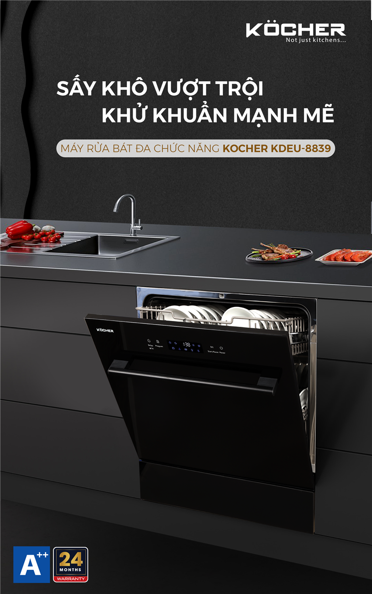 Máy rửa chén bát Kocher KDEU-8839