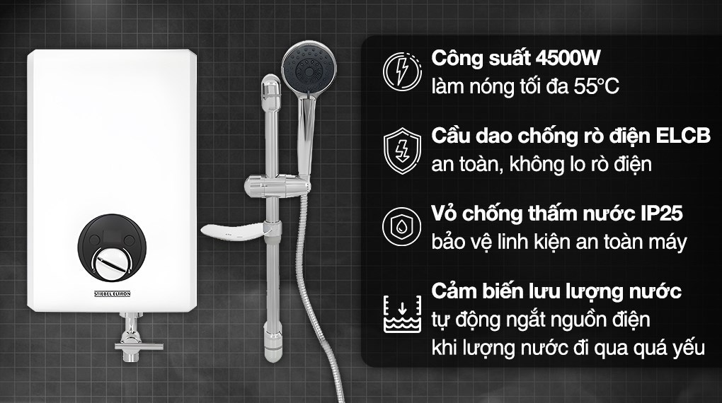 Máy nước nóng trực tiếp đơn điểm Stiebel Eltron XGLP 45 EC (VN)
