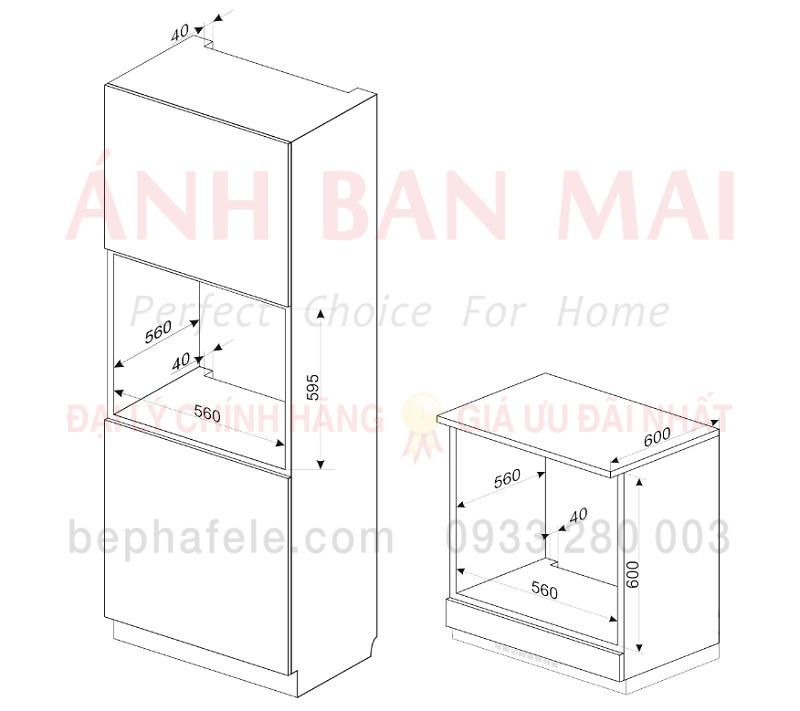 Lò nướng hấp kết hợp âm tủ Fagor 8H-895TFTN A