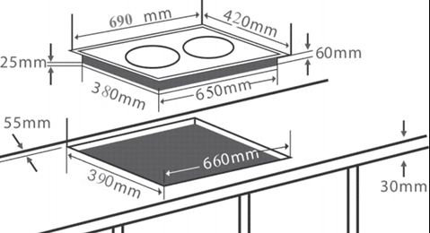 Bếp từ kết hợp hồng ngoại Chefs EH-MIX2000A