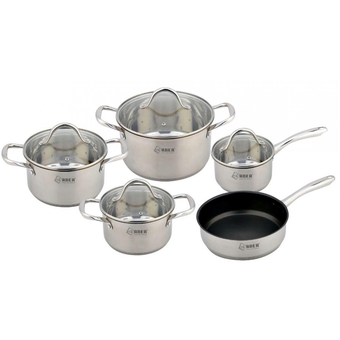 Bộ nồi inox 5 món Arber AB-DQ01