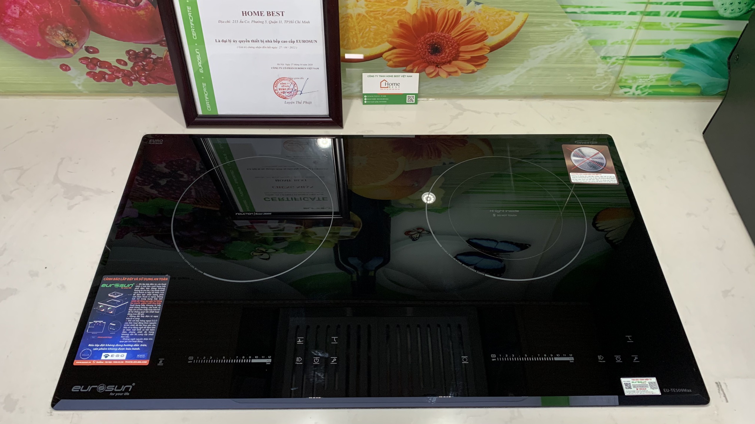 Bếp điện từ kết hợp hồng ngoại Eurosun EU-TE728Pro