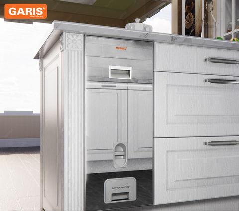 Thùng gạo 01 khoang, điện tử Garis MR06.30