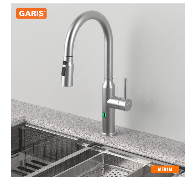 Vòi rửa chén cảm ứng điện từ Garis MF01M