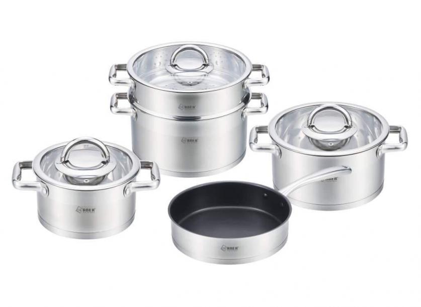 Bộ nồi inox 5 món Arber AN05IVH