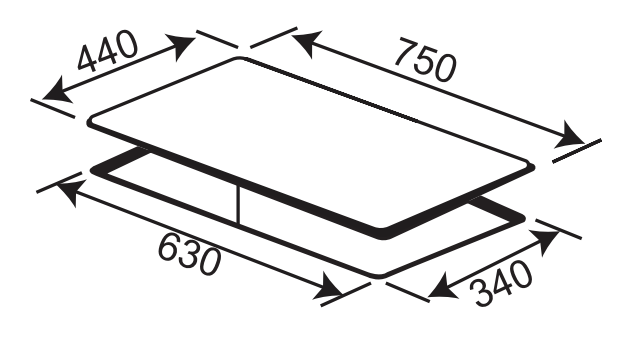 Bếp gas âm hồng ngoại KAFF KF-608I