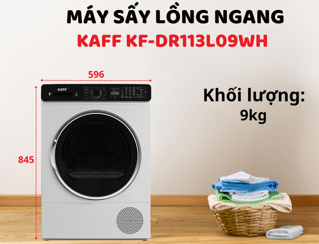 Máy sấy Kaff KF-DR113L09WH