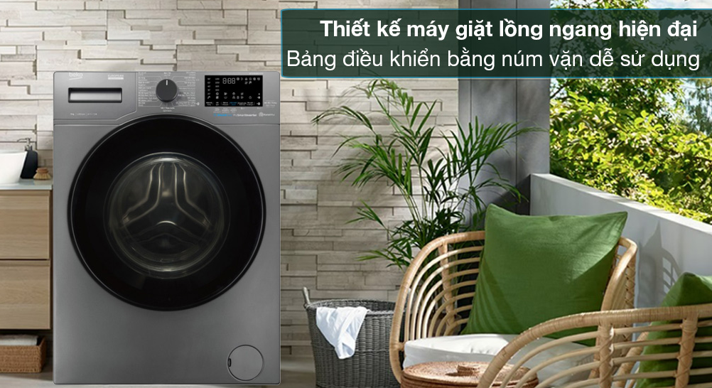 Máy giặt Beko 9kg-WCV9648XSTM