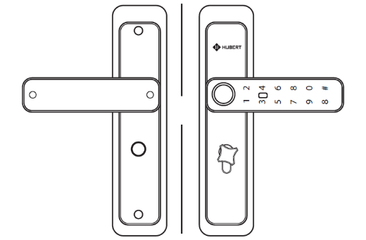 Khóa thẻ từ Hubert HB CG21