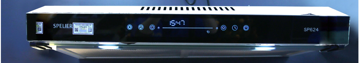 Máy hút khói, hút mùi cổ điển Spelier SP - 624 cảm ứng