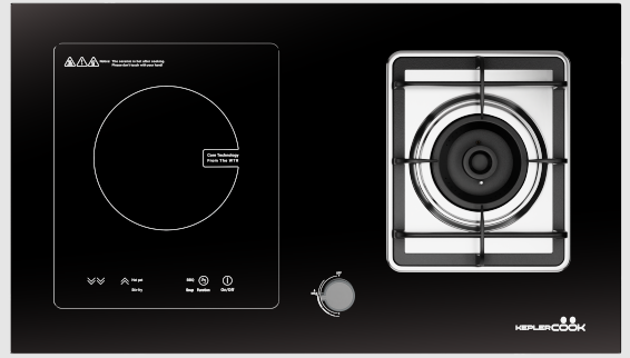 Bếp từ kết hợp gas Keplercook - KL201C