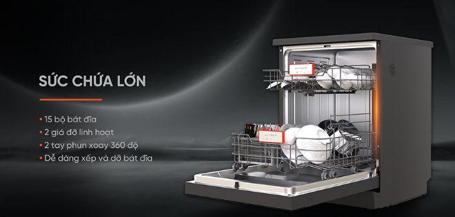 Máy rửa chén Junger LEOPARD DWJ-143 ( 15 Bộ )