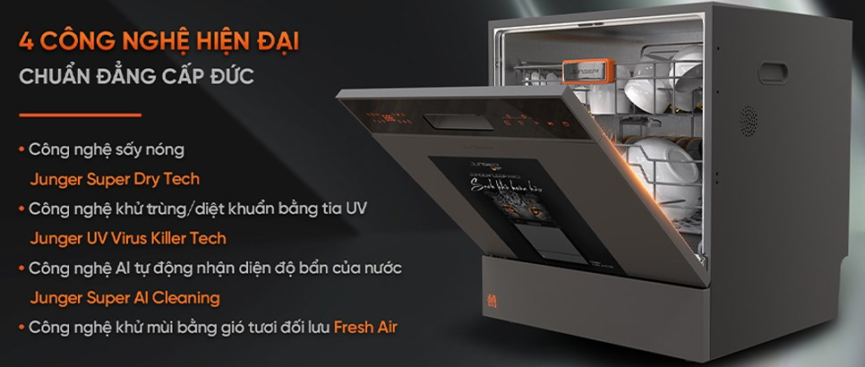 Máy rửa chén Junger LEOPARD DWJ-103