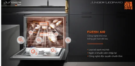 Máy rửa chén Junger LEOPARD DWJ-100