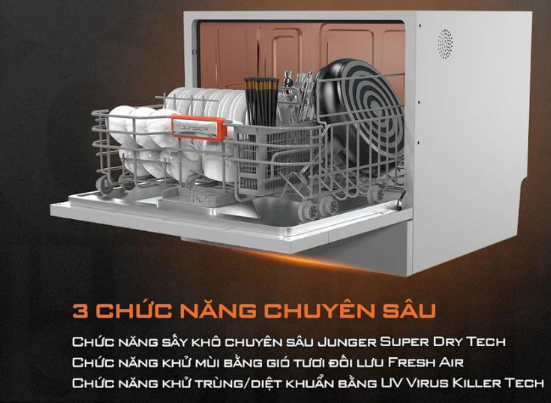 Máy rửa chén Junger LEOPARD DWJ-060 ( 8 Bộ )