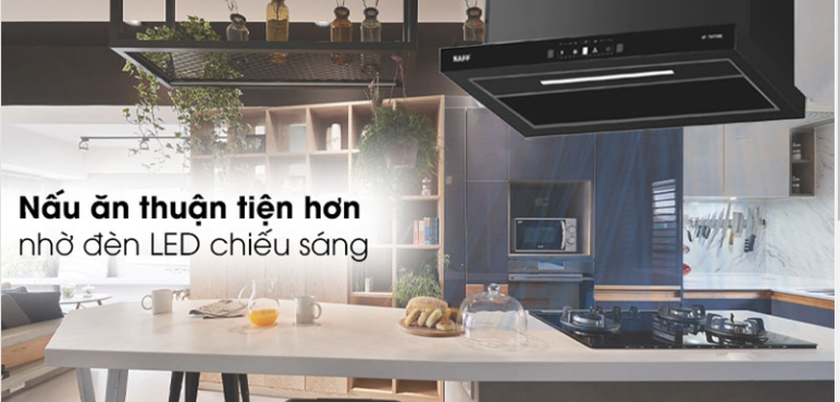 Máy hút khói, hút mùi âm tủ KAFF KF-TH1700B ( Điều khiển cảm ứng vẫy tay )