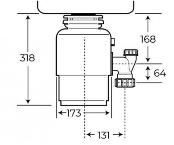 Máy hủy rác Teka TR 550
