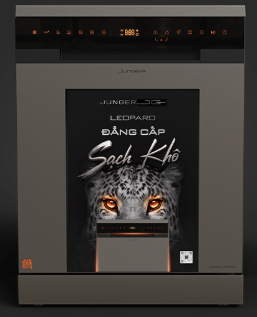 Máy rửa chén Junger LEOPARD DWJ-163 - MS ( 15 Bộ )