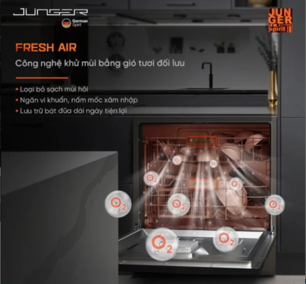 Máy rửa chén Junger LEOPARD DWJ-136 - VG ( 13 Bộ )