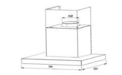 Máy hút khói, hút mùi kính ngang Spelier SP 109 FC LUX ( Điều khiển cảm ứng vẫy tay )