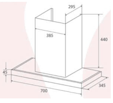Máy hút khói, hút mùi kính ngang Canzy CZ- H270CT - H271CT (điều khiển cảm ứng vẫy tay)