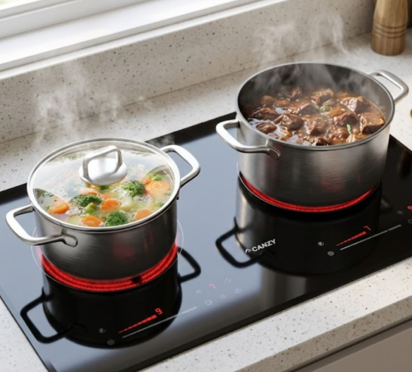 Bếp điện hồng ngoại đôi Canzy CZ - HN001