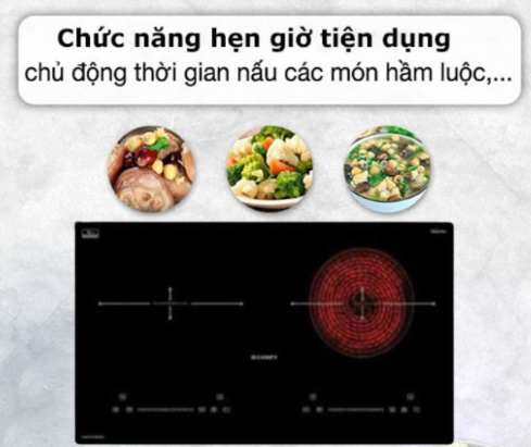 Bếp từ kết hợp hồng ngoại Canzy CZ-SG001H