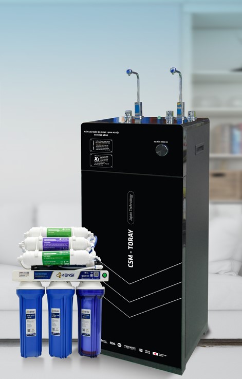 Máy lọc nước nóng lạnh nguội tích hợp RO đa chức năng Kensi