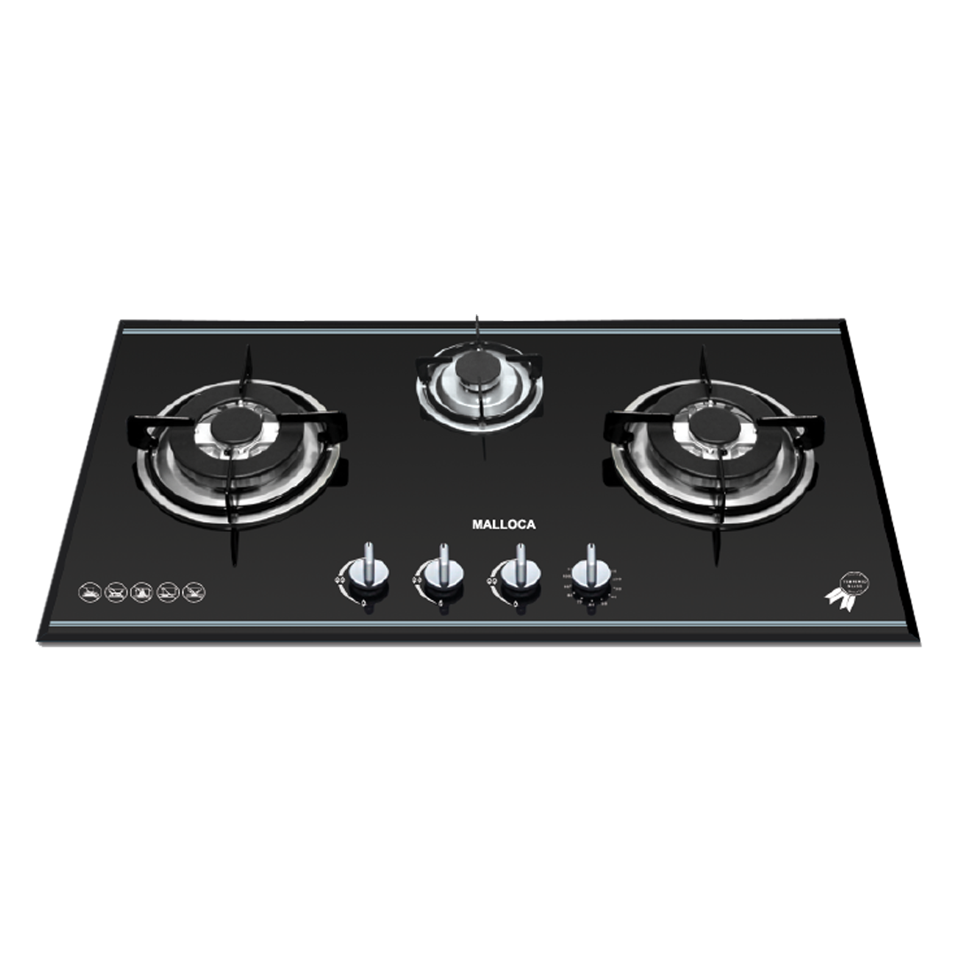 Bếp gas âm 3 vùng nấu Malloca AS 930L