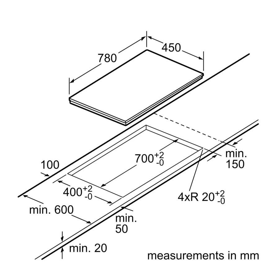 Bếp từ đôi Bosch PPI8256XVN