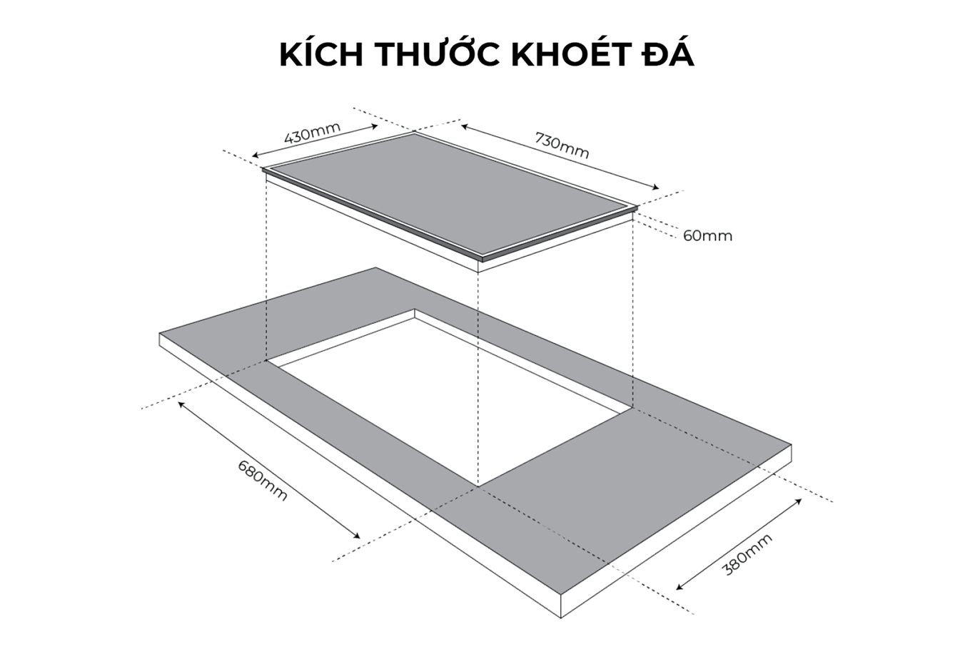 Bếp từ đôi Kocher DI-338SE