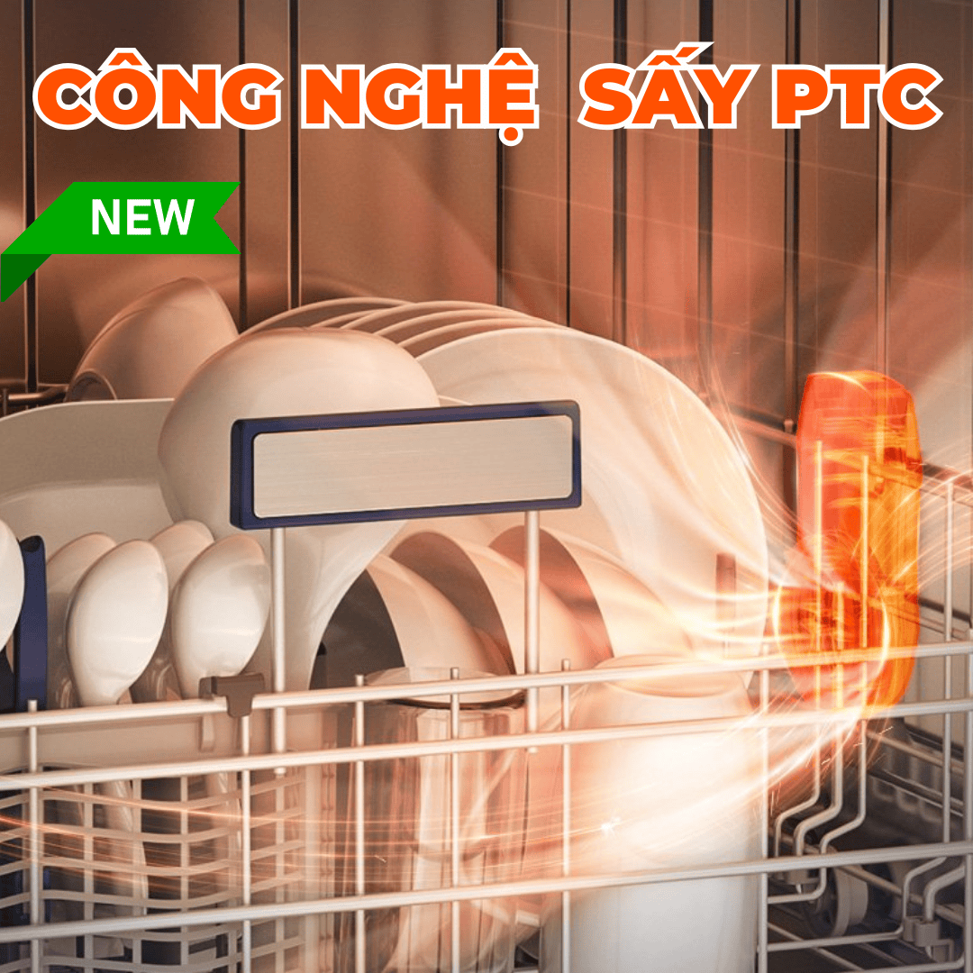 Máy rửa chén bát Kaff KF-HB805B17 Pro (Công Nghệ Sấy PTC) | Home Best | Home Best Nhà Phân Phối Miền Nam