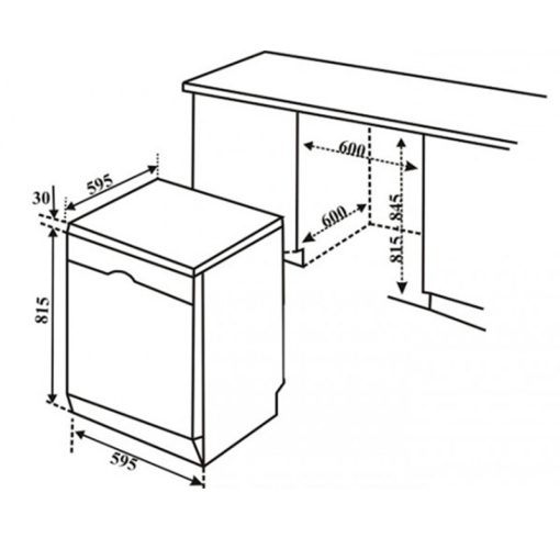 Máy rửa chén bát Bosch SMS4ECI26E Serie 4