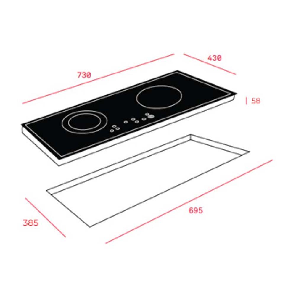 Bếp từ đôi Teka VTCM 703.1