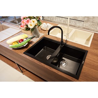 Chậu rửa bằng đá Malloca NERO K - 45040