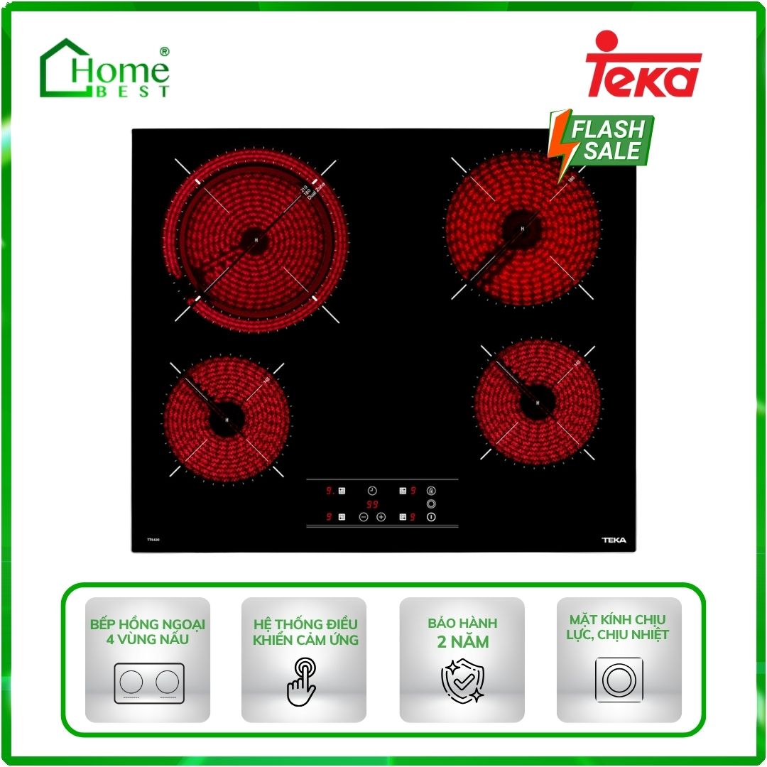 Bếp điện hồng ngoại 4 vùng nấu Teka TR 6420
