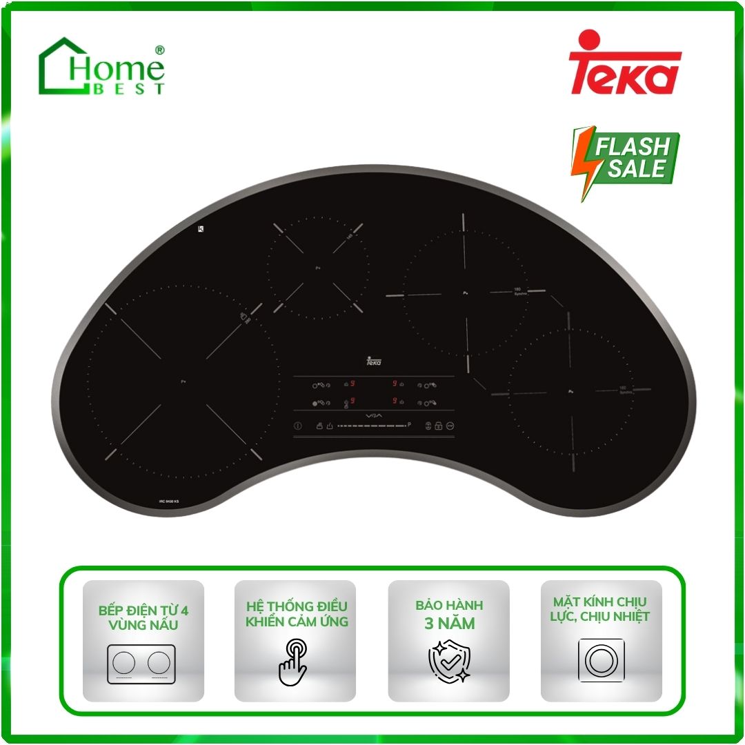 Bếp điện từ 4 vùng nấu Teka IRC 9430 KS