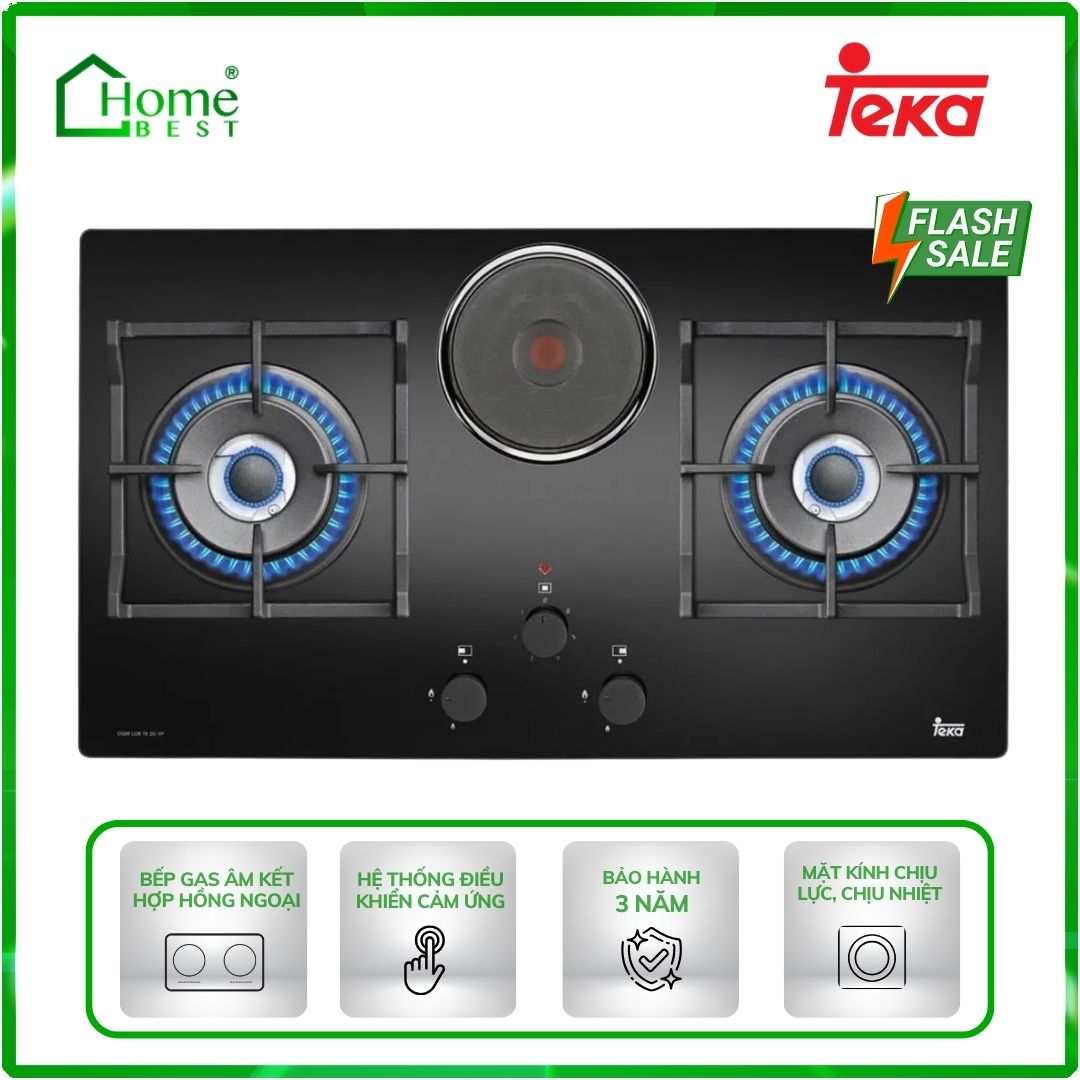 Bếp gas âm kết hợp hồng ngoại Teka CGW Lux 78 2G 1P