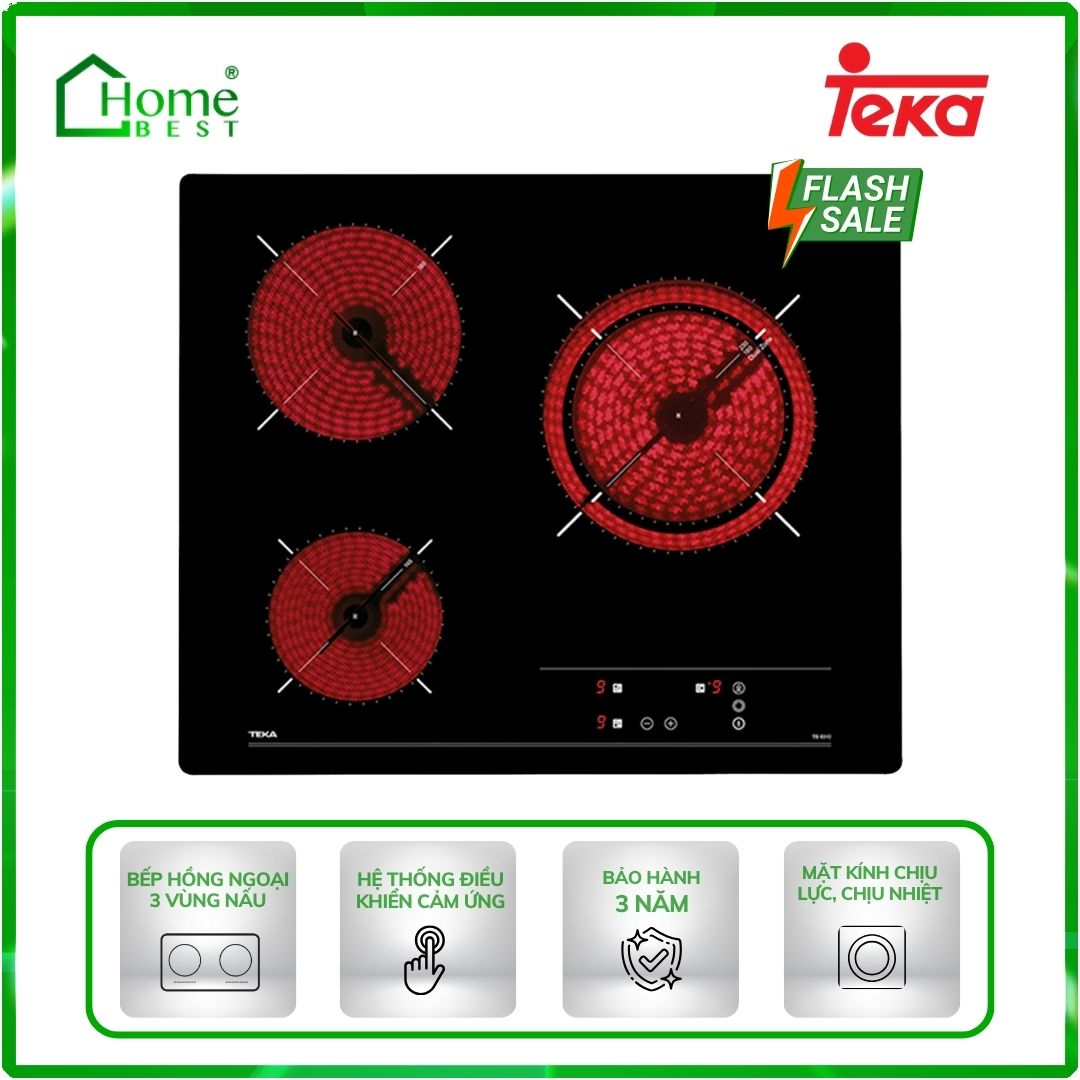 Bếp hồng ngoại 3 vùng nấu Teka TB 6310
