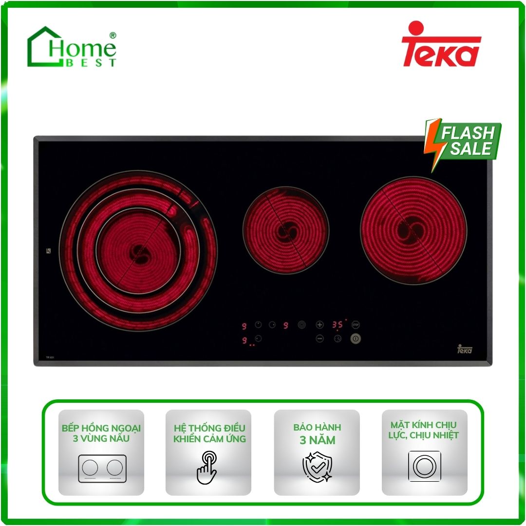 Bếp hồng ngoại 3 vùng nấu Teka TR 831HZ