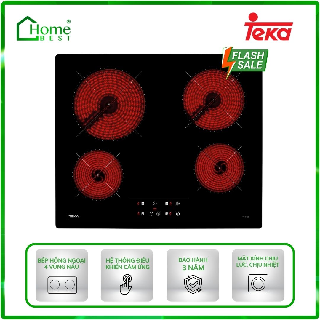 Bếp hồng ngoại 4 vùng nấu Teka TZ 6415