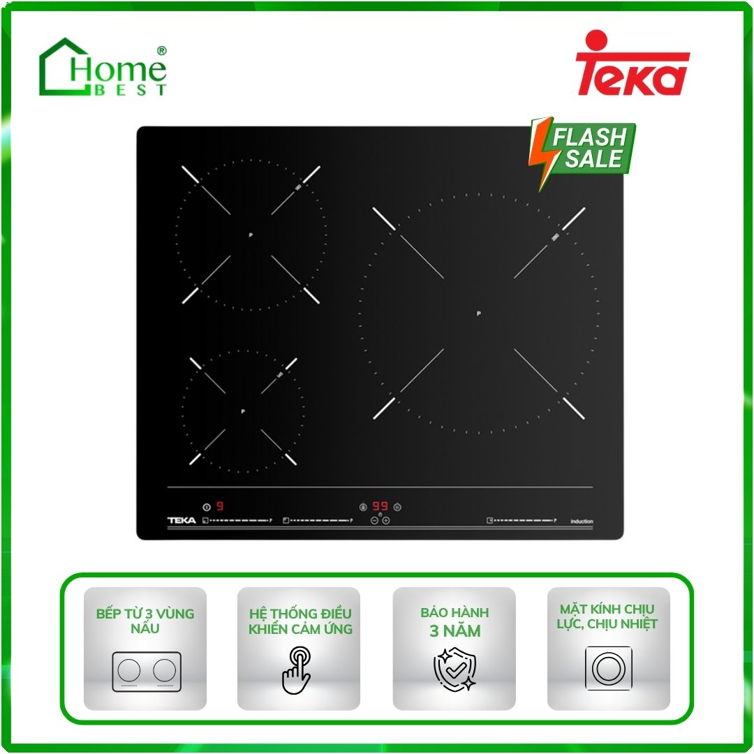 Bếp từ 3 vùng nấu Teka IBC 63010 BK MSS