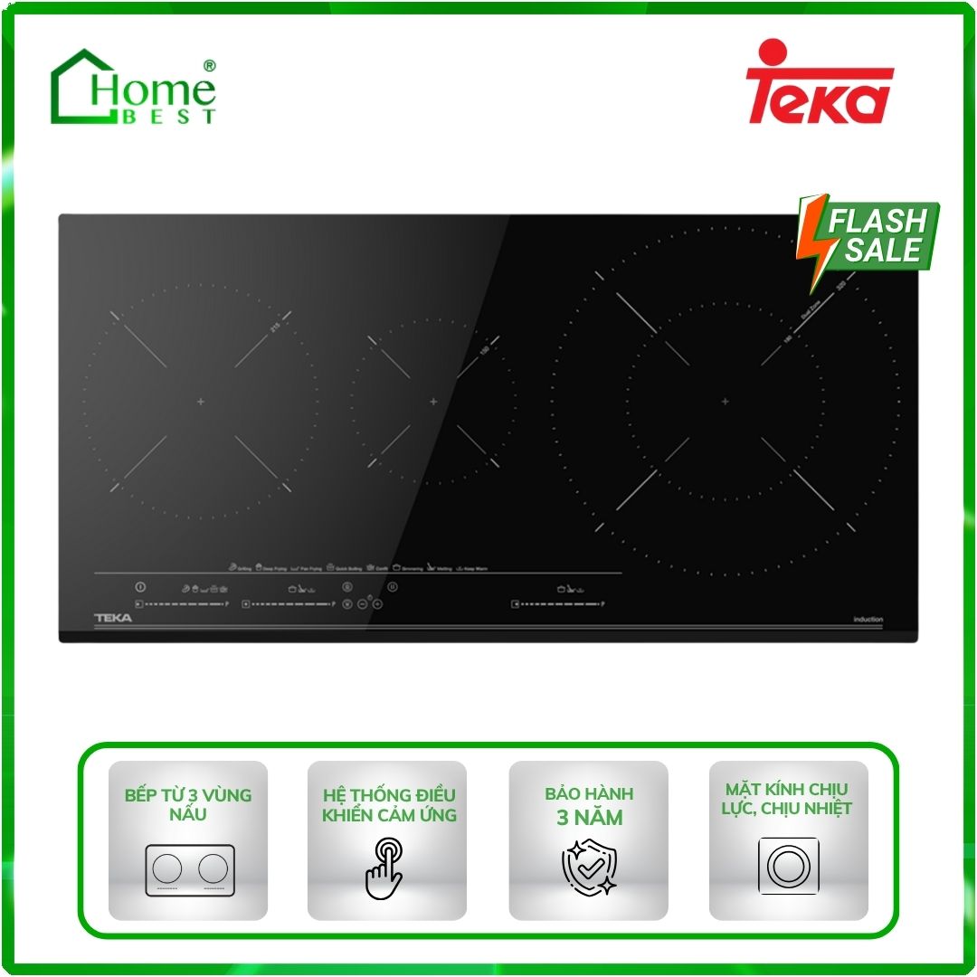 Bếp từ 3 vùng nấu Teka IZC 83620 MST BK