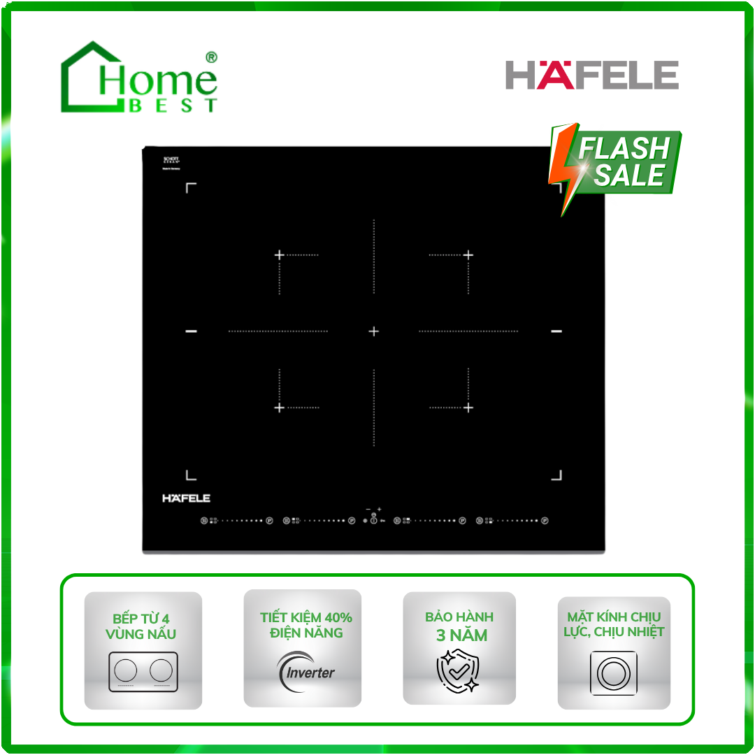 Bếp từ 4 vùng nấu Hafele HC-IF60A