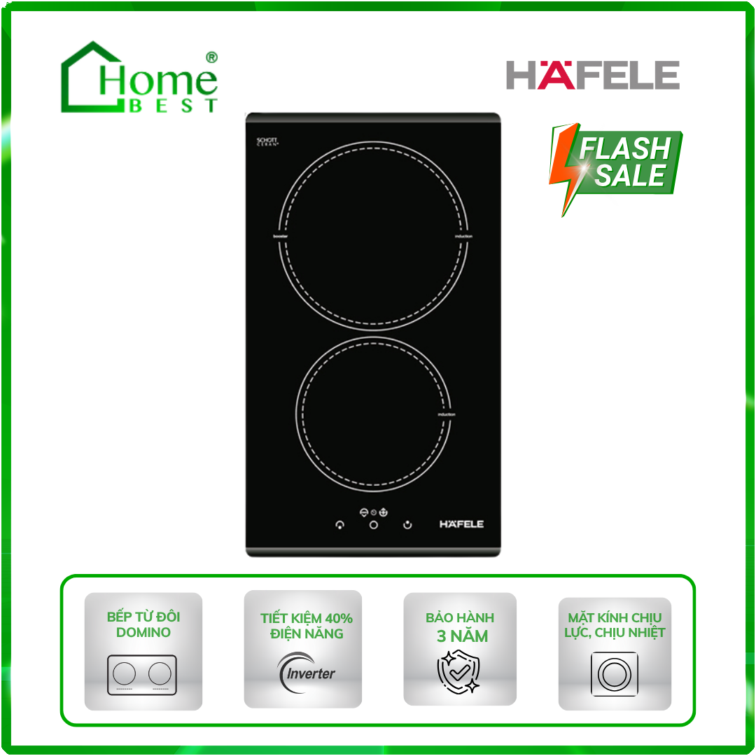 Bếp từ domino Hafele HC-I302B