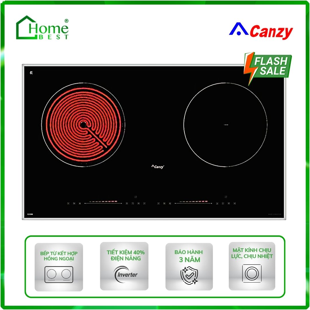 Bếp từ kết hợp hồng ngoại Canzy CZ-07H